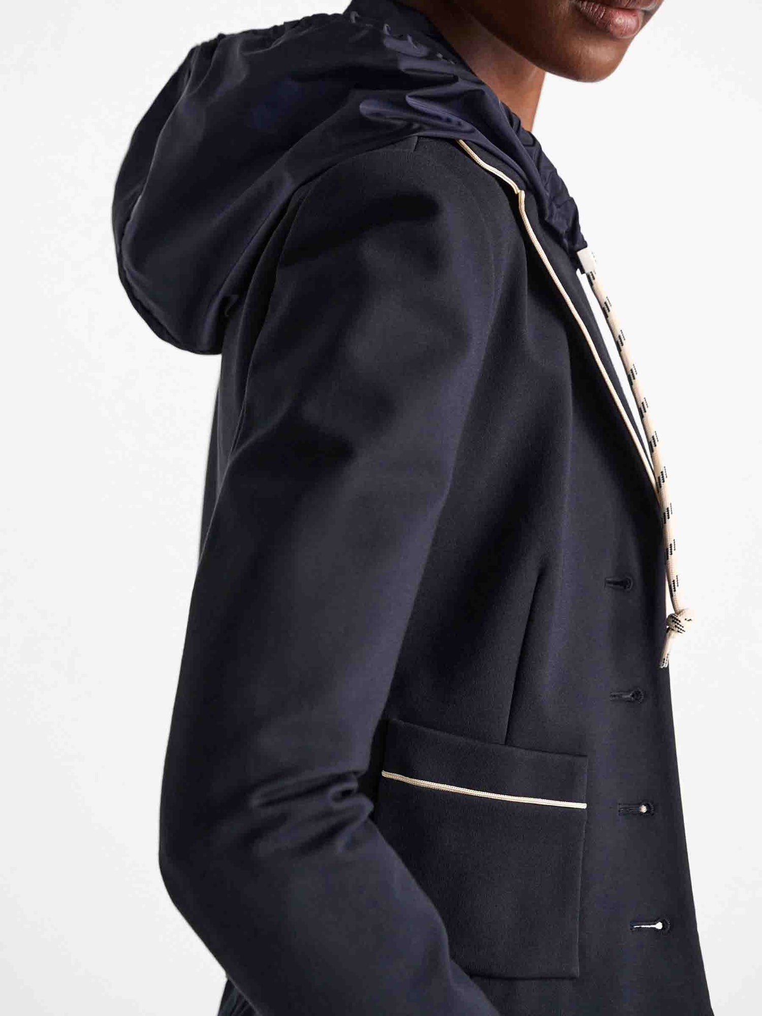 Outlet online Dorothee Schumacher Mujer Blazer Cropped color Azul Noche sku 741-002341 01 - Foto 4