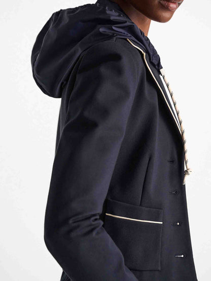 Outlet online Dorothee Schumacher Mujer Blazer Cropped color Azul Noche sku 741-002341 01 - Foto 4