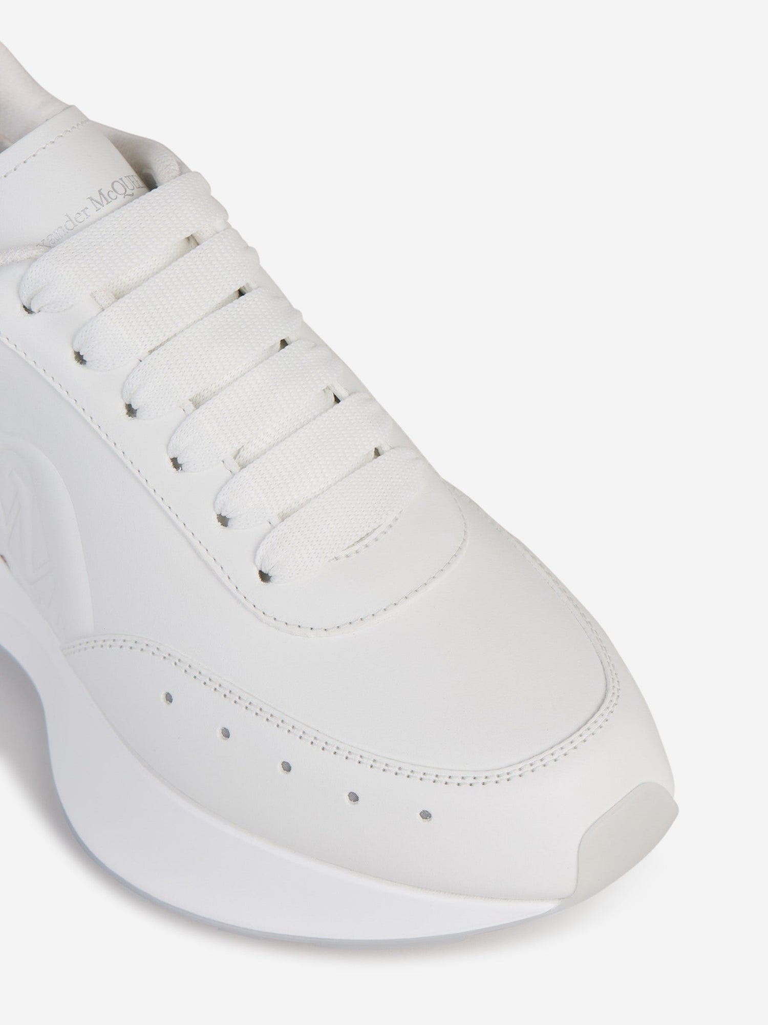 Outlet online McQueen Mujer Sneakers Sprint Runner color Blanco sku 806-000325 01 - Foto 5