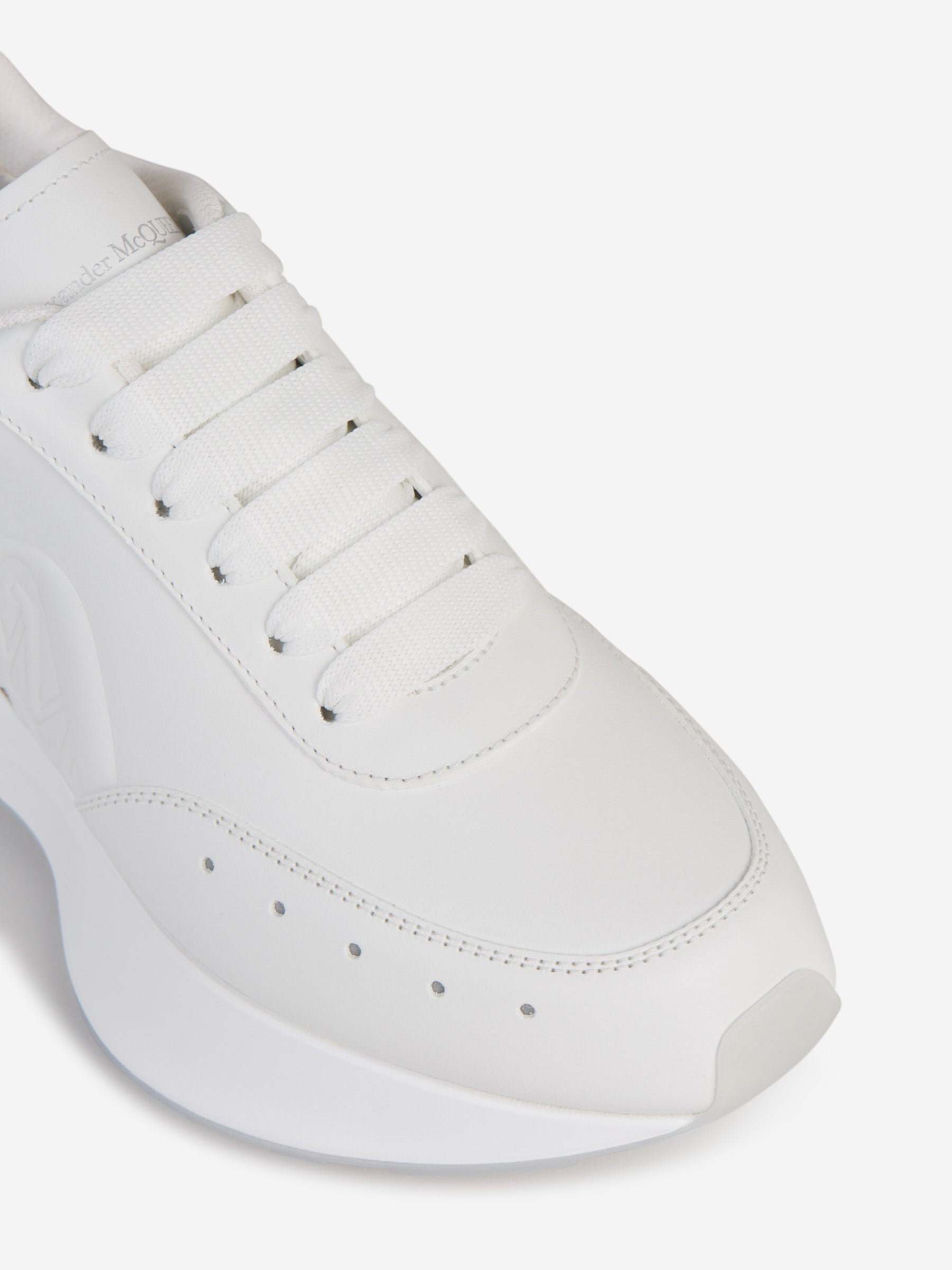 Outlet online McQueen Mujer Sneakers Sprint Runner color Blanco sku 806-000325 01 - Foto 5