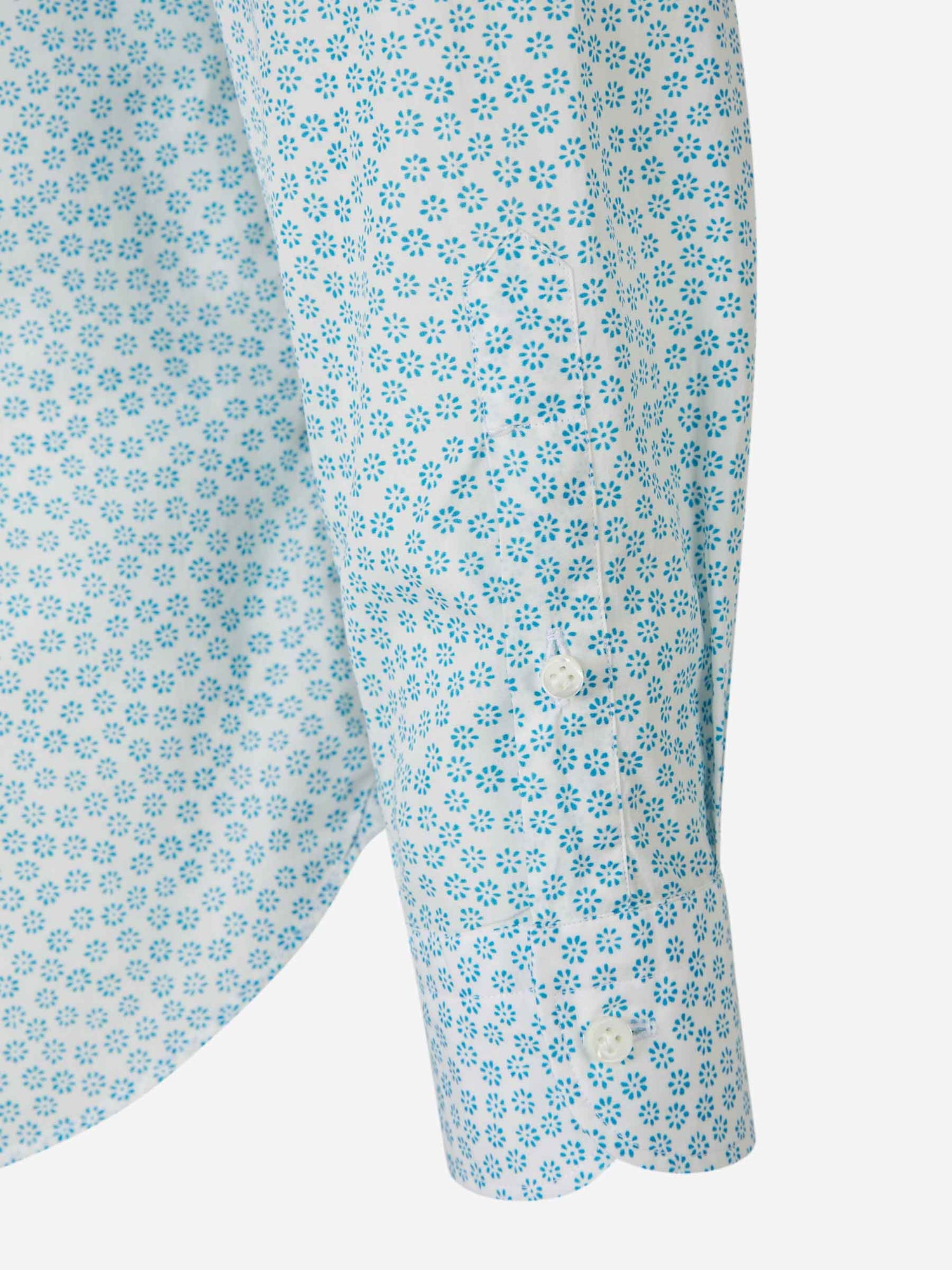 Outlet online Vincenzo di Ruggiero Hombre Camisa Motivo Floral color Azul sku 531-006154 01 - Foto 4