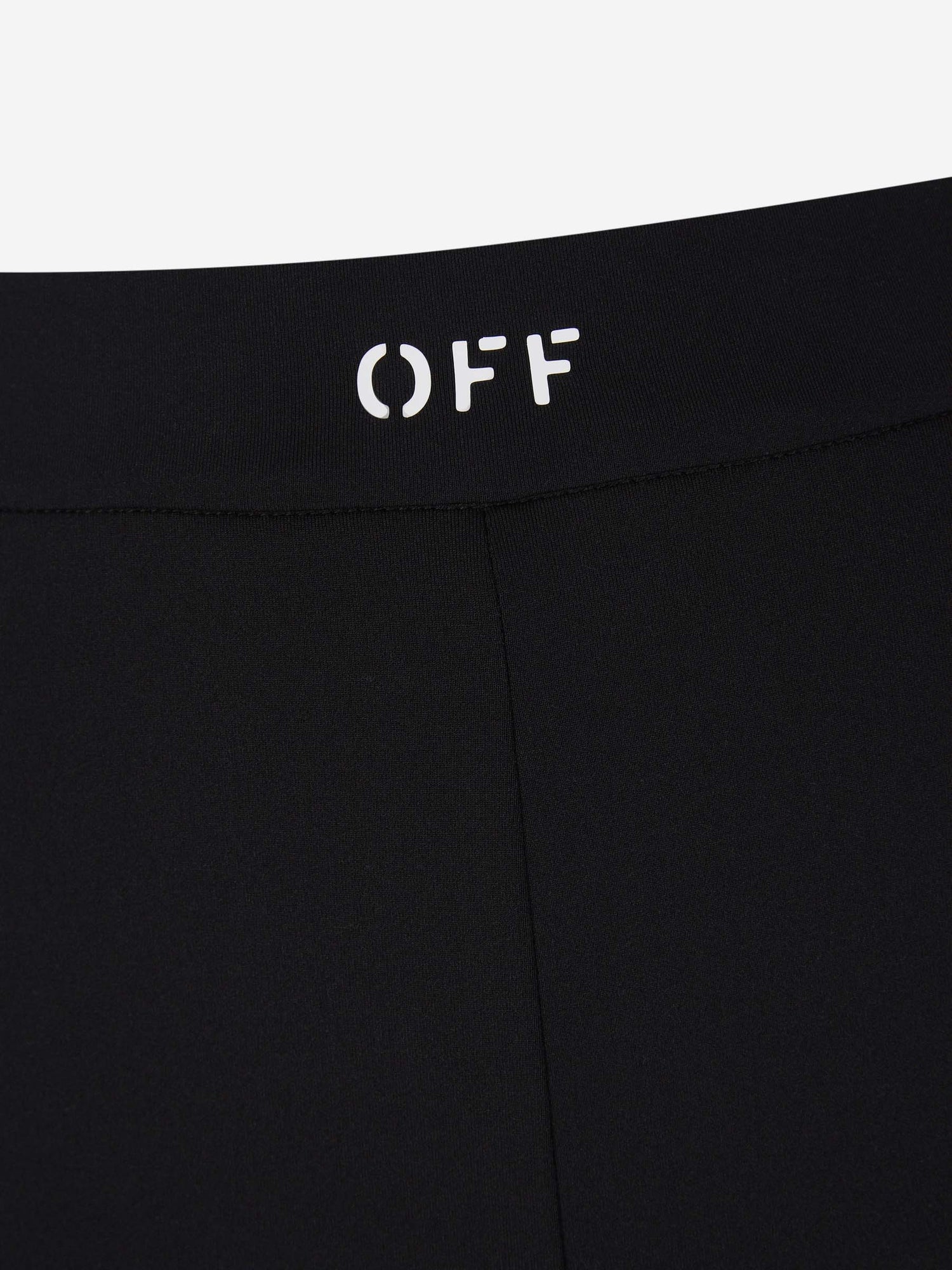 Outlet online Off-White Mujer Leggings Flare Logo color Negro sku 761-003419 01 - Foto 3