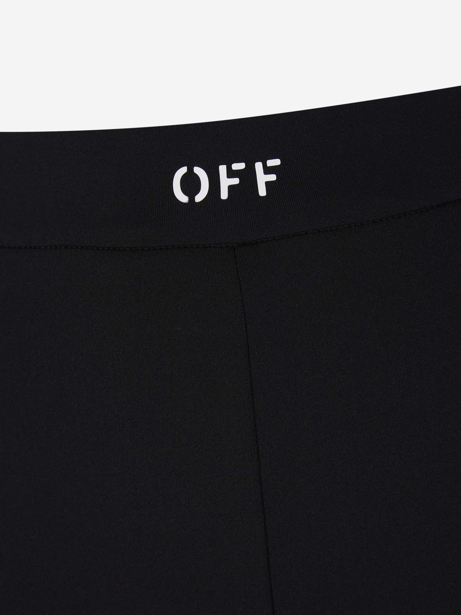 Outlet online Off-White Mujer Leggings Flare Logo color Negro sku 761-003419 01 - Foto 3
