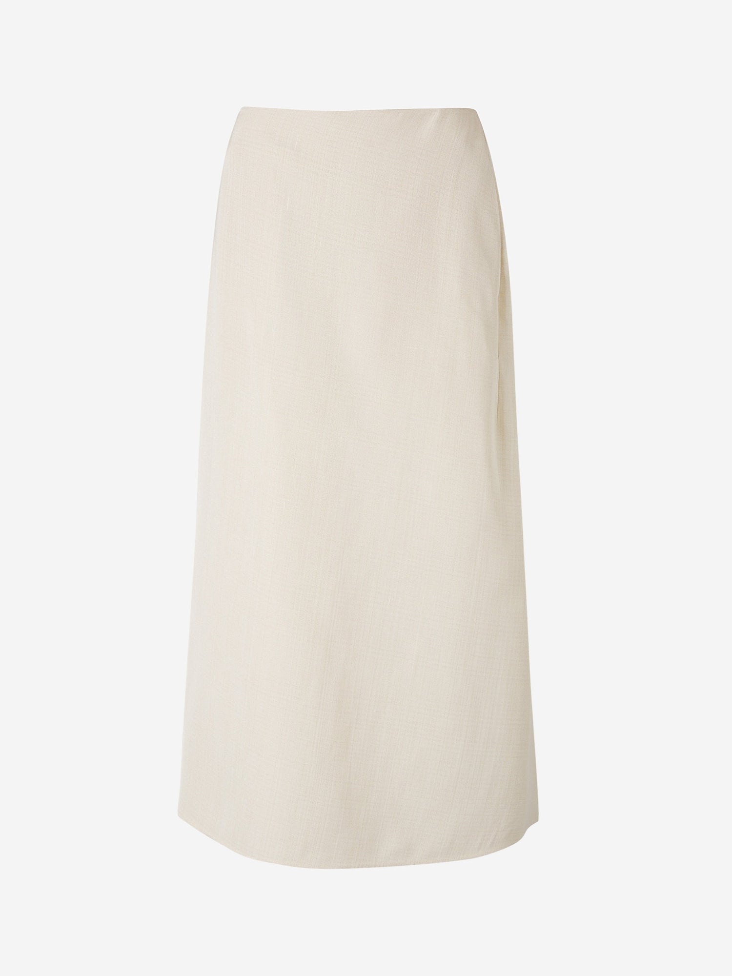 Outlet online Jil Sander Mujer Falda Tafetán Seda color Beis sku 750-001070 01 - Foto 1