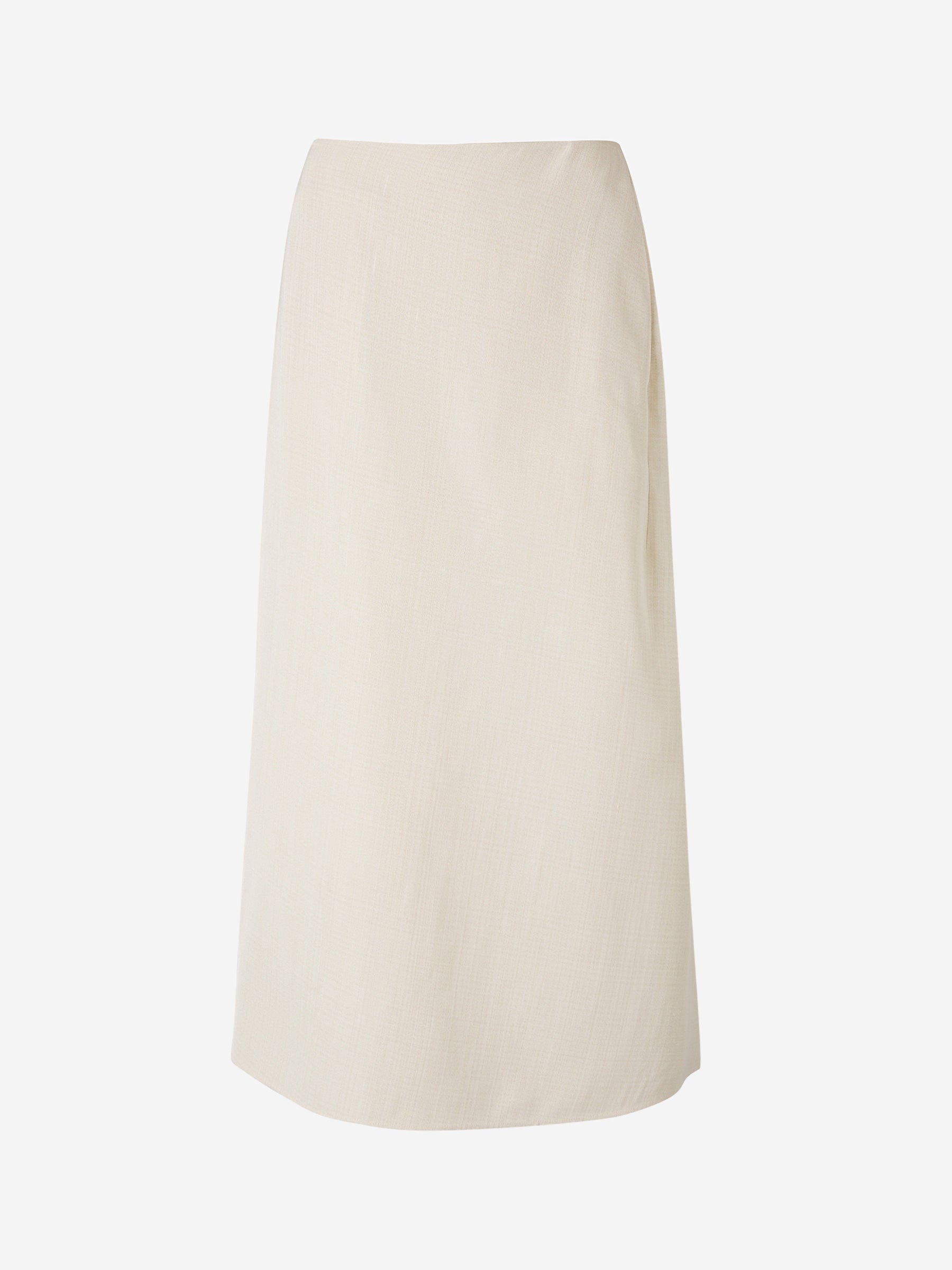 Outlet online Jil Sander Mujer Falda Tafetán Seda color Beis sku 750-001070 01 - Foto 1