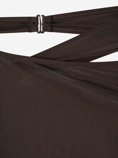 Jacquemus Falda La Jupe Espelho color Marrón sku 750-001306 01 - Foto 3