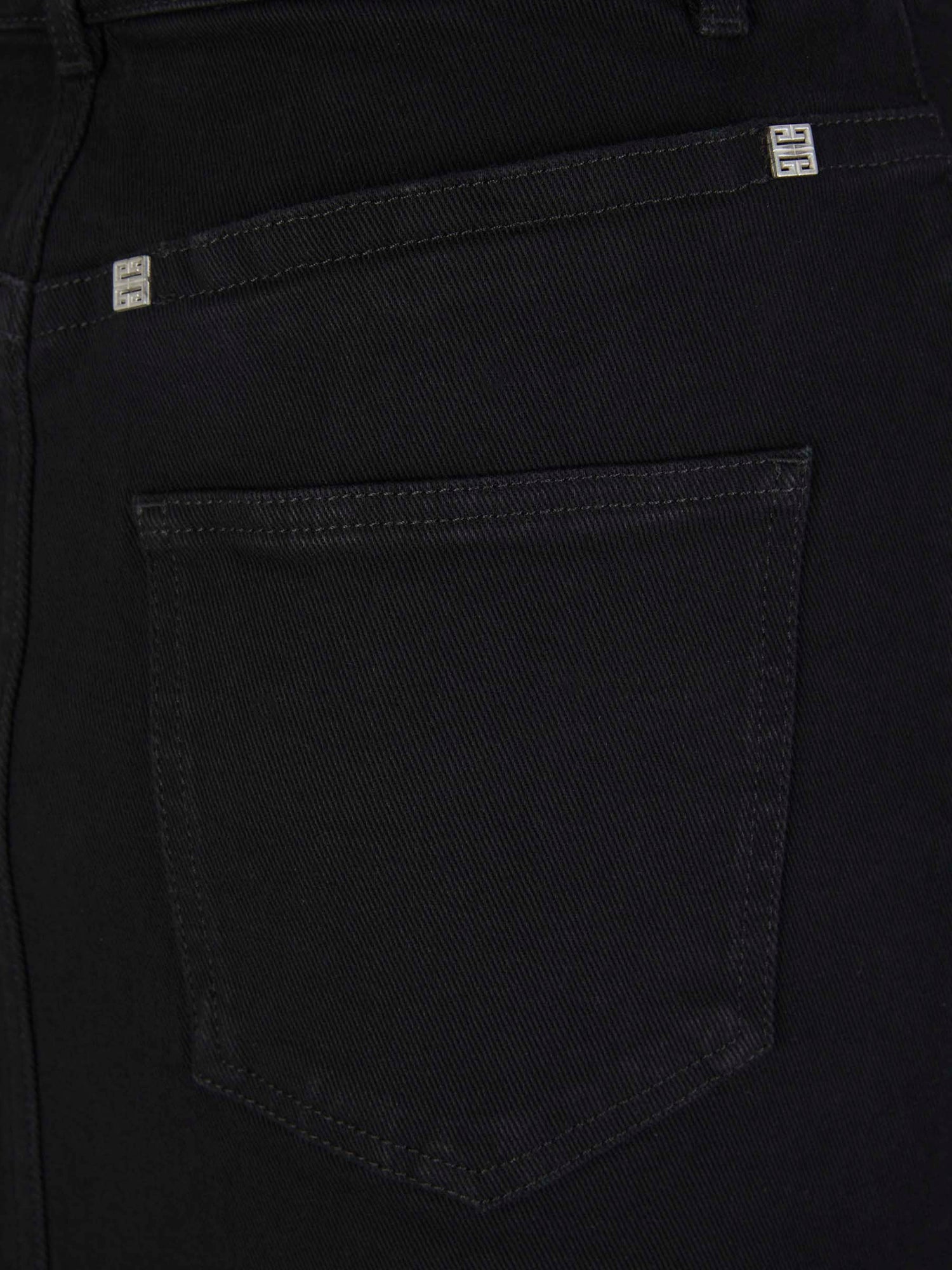 Outlet online Givenchy Mujer Falda Midi Denim color Negro sku 750-001357 01 - Foto 4