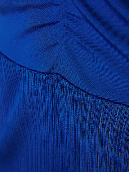 Outlet online Tom Ford Mujer Vestido Fruncido color Azul Real sku 750-001385 01 - Foto 3