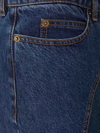 Outlet online Zimmermann Mujer Falda Maxi Denim color Azul Marino sku 750-001391 01 - Foto 4