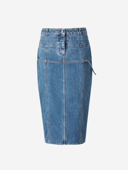 Jacquemus Falda Le Jupe Nimes color Azul Denim sku 750-001395 01 - Foto 1