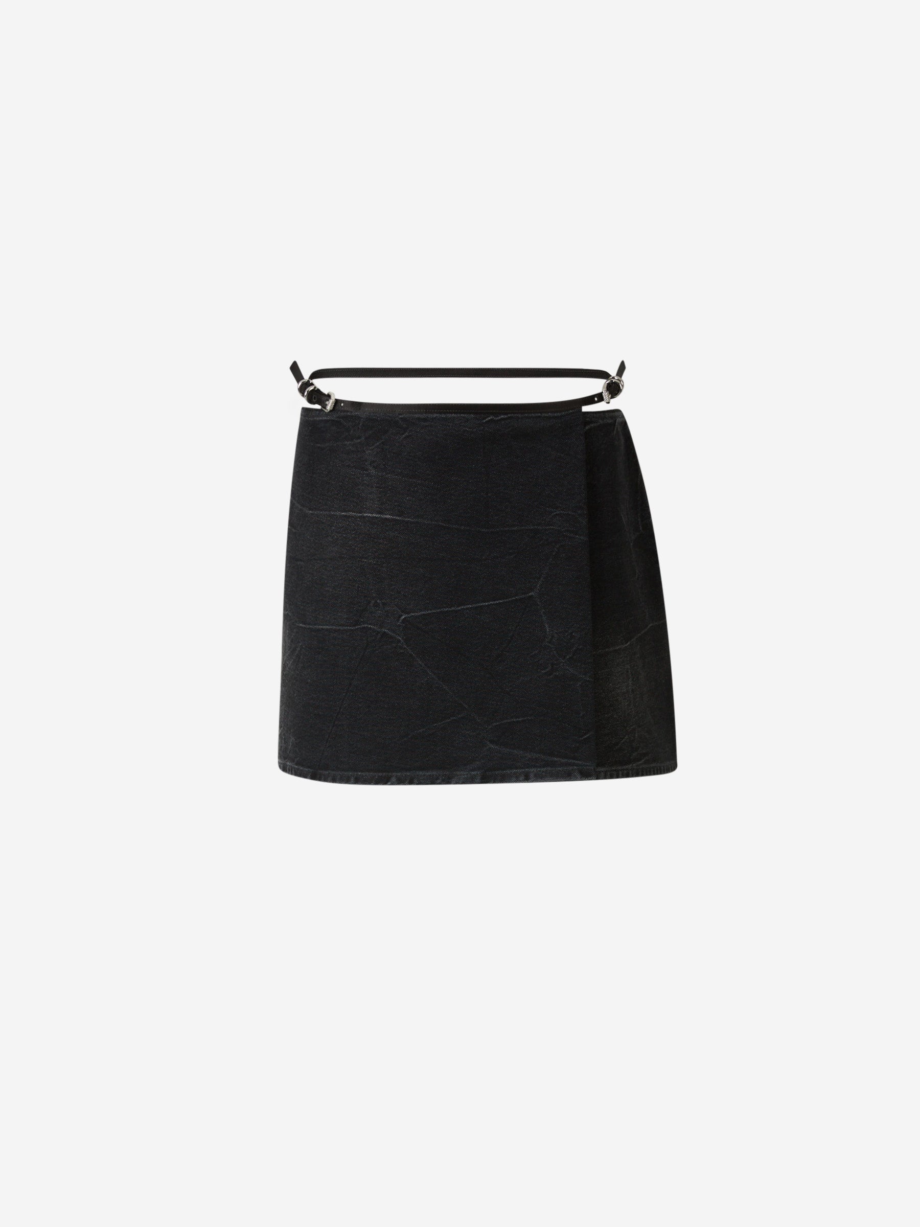 Givenchy Mujer Barcelona Falda Mini Denim Voyou color Negro sku 750-001481 01 - Foto 1