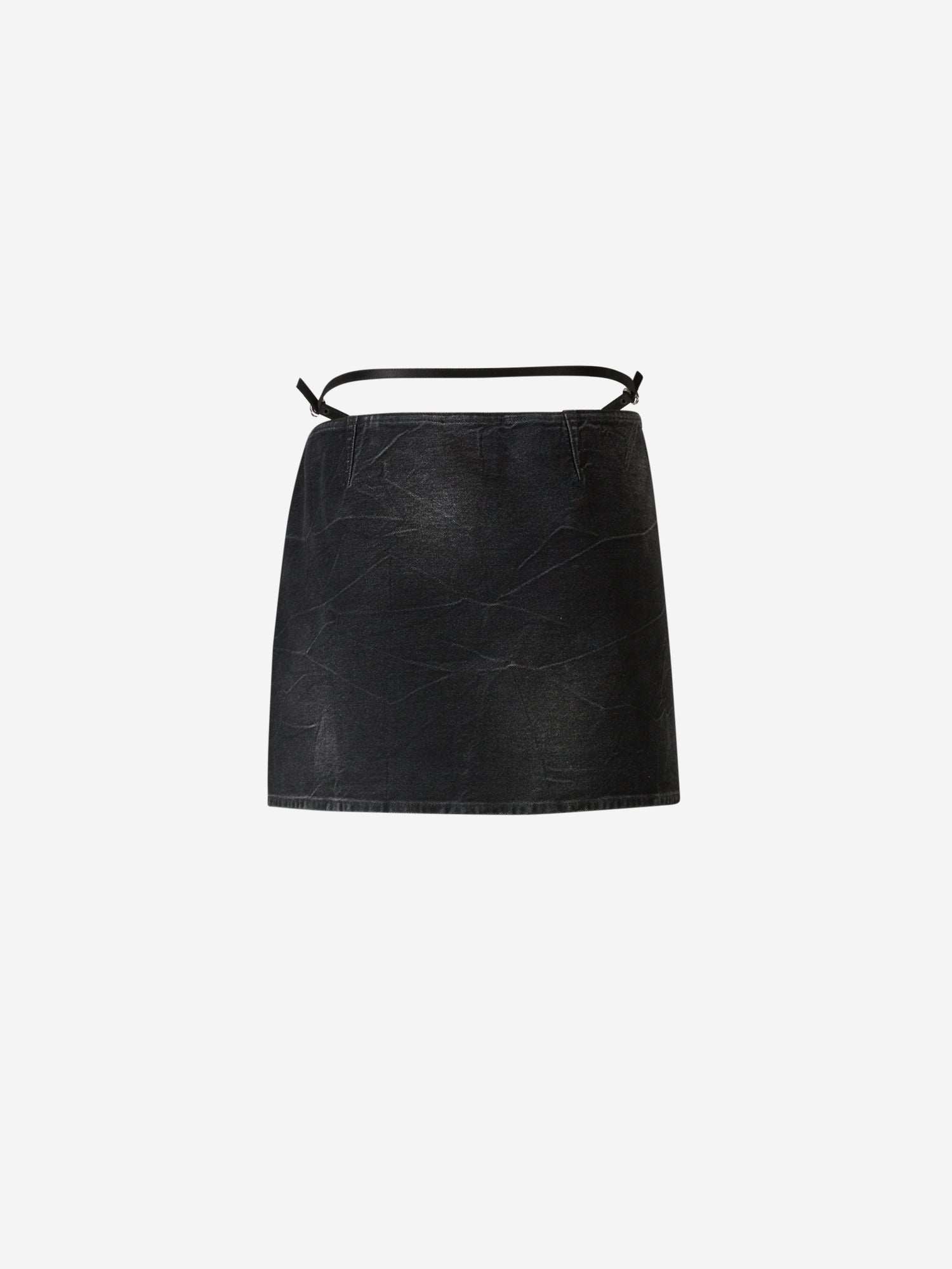 Givenchy Mujer Barcelona Falda Mini Denim Voyou color Negro sku 750-001481 01 - Foto 4