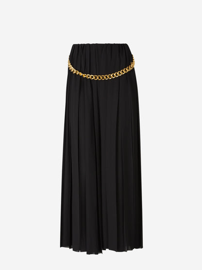 Outlet online Balenciaga Mujer Falda Maxi Plisada color Negro sku 750-001545 01 - Foto 1