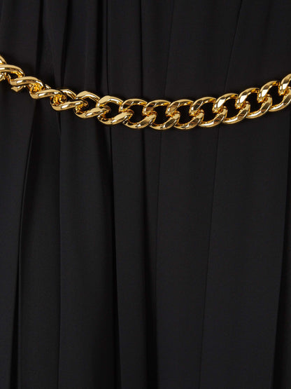 Outlet online Balenciaga Mujer Falda Maxi Plisada color Negro sku 750-001545 01 - Foto 4