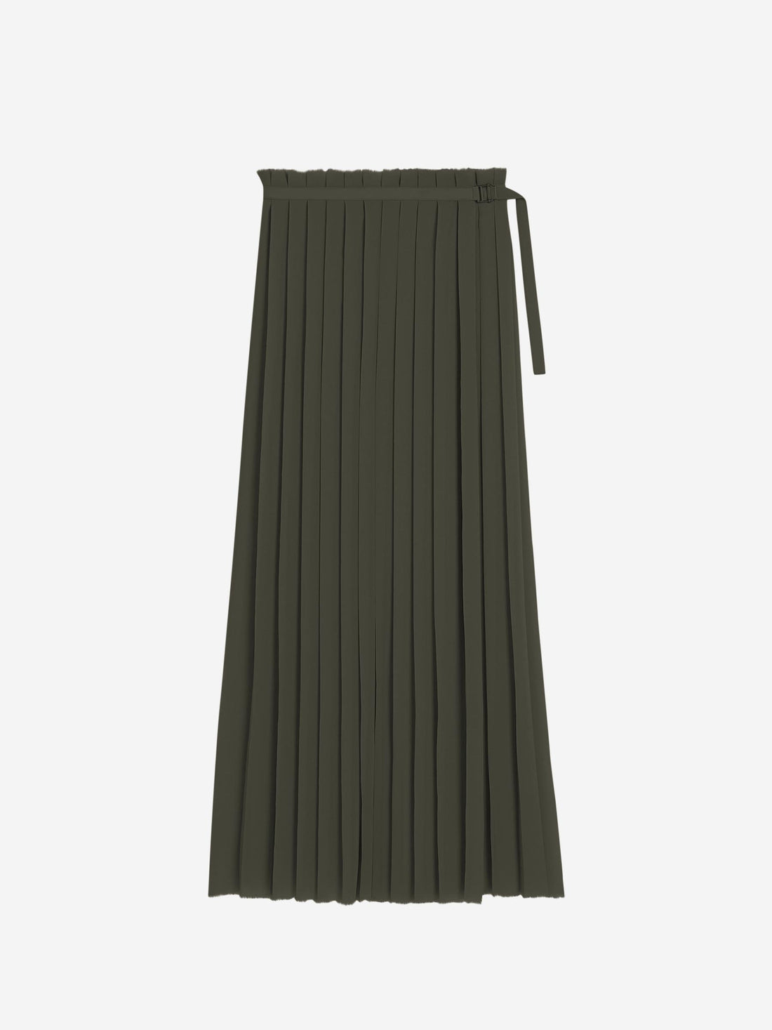 Ami Paris Mujer Barcelona Falda Maxi Plisada color Verde sku 750-001554 02 - Foto 1