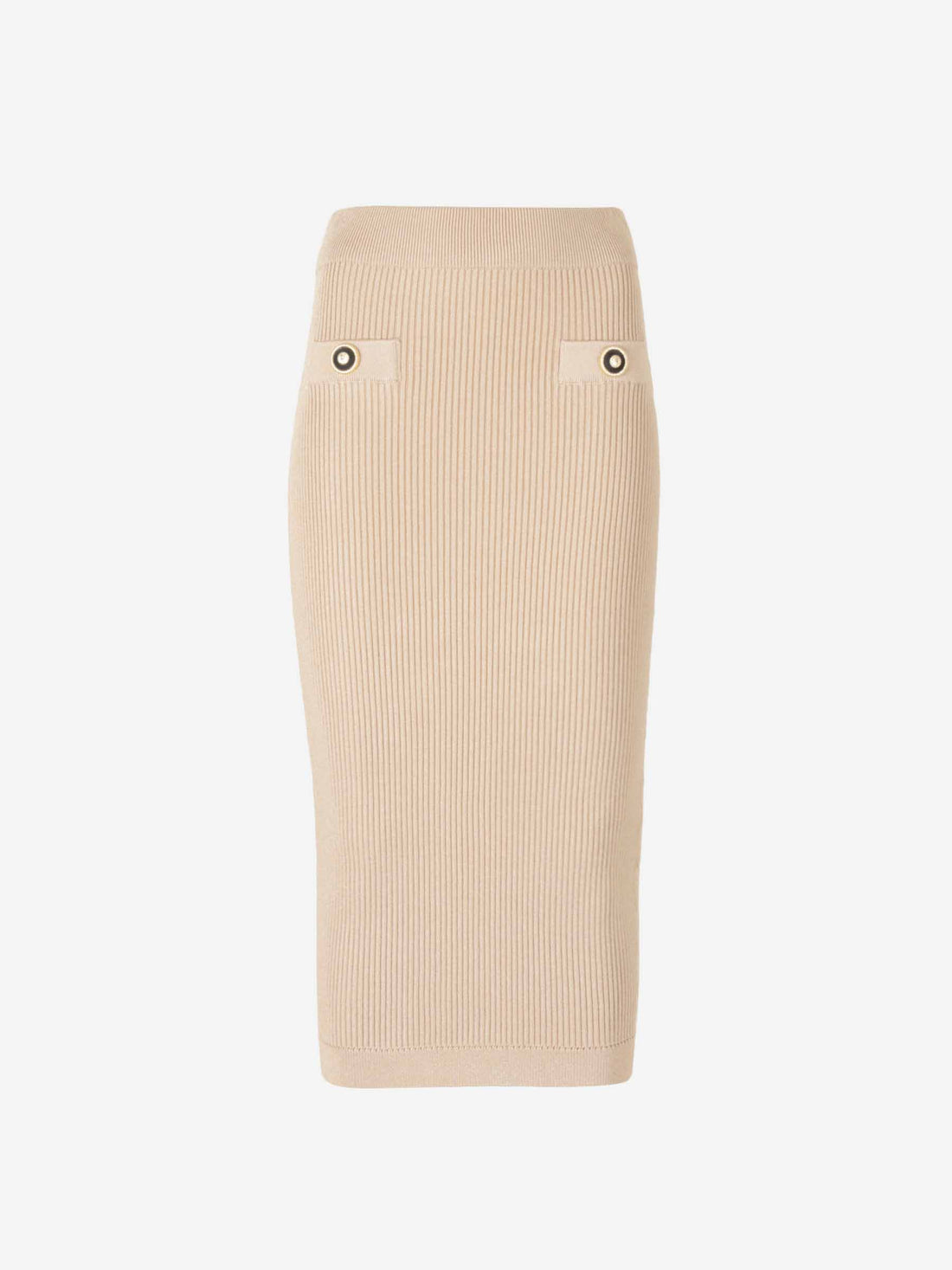 Balmain Mujer Barcelona Falda Midi Punto color Beige sku 750-001561 01 - Foto 1