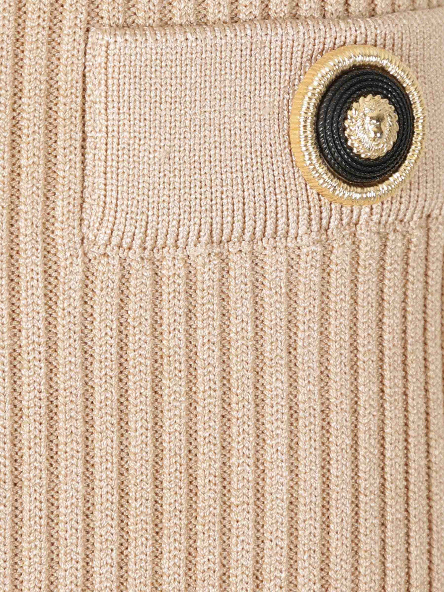 Balmain Mujer Barcelona Falda Midi Punto color Beige sku 750-001561 01 - Foto 3