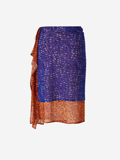 Dries Van Noten Mujer Barcelona Falda Midi Estampado color Multicolor sku 750-001606 01 - Foto 3