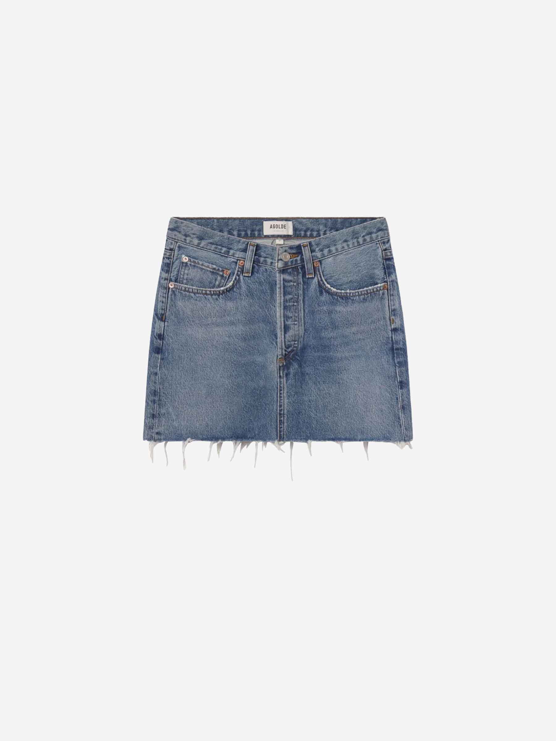 Outlet online Agolde Mujer Falda Mini Denim color Azul sku 750-001618 01 - Foto 1