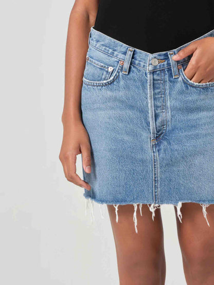 Outlet online Agolde Mujer Falda Mini Denim color Azul sku 750-001618 01 - Foto 4