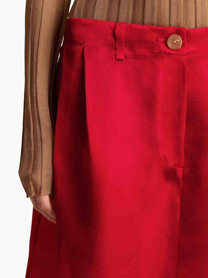 Khaite Mujer Barcelona Falda Maxi Lucian color Rojo sku 750-001629 01 - Foto 4