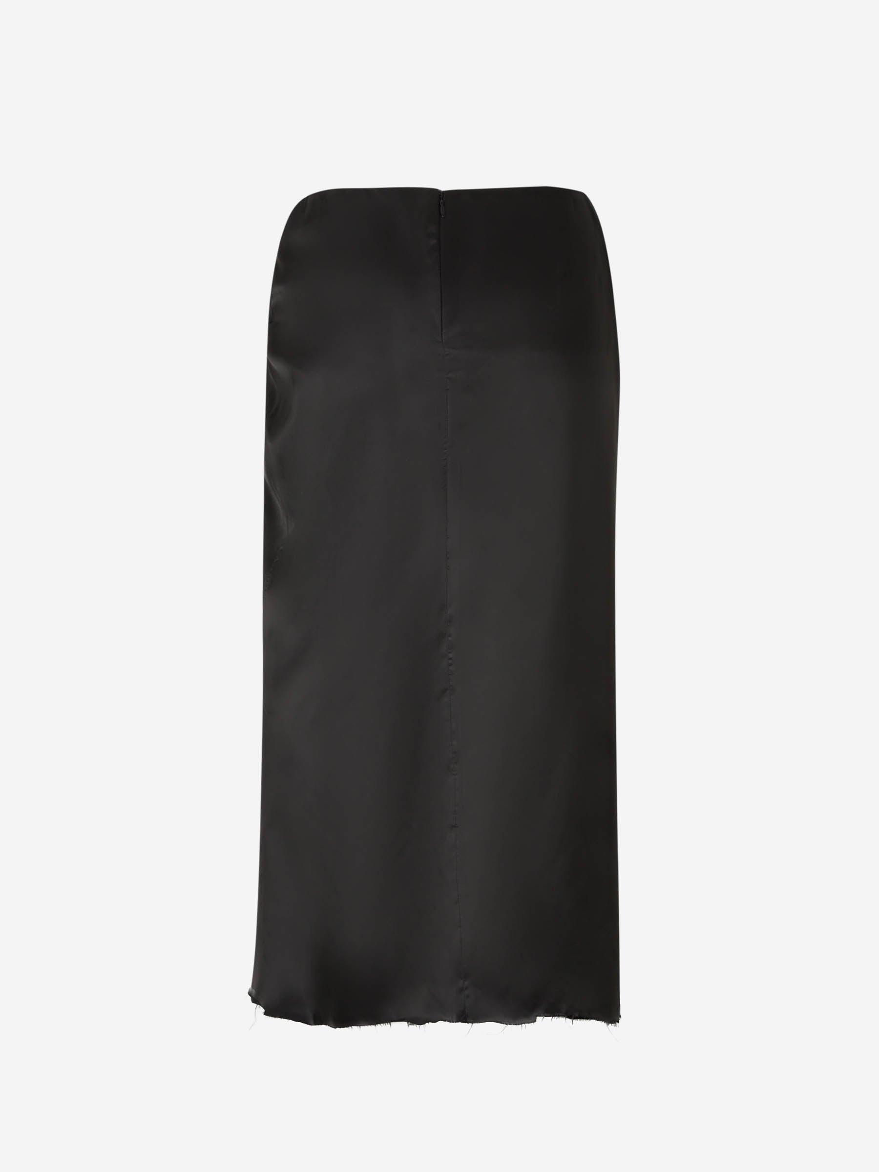 Outlet online Balenciaga Mujer Falda Midi Drapeada color Negro sku 750-001630 01 - Foto 2