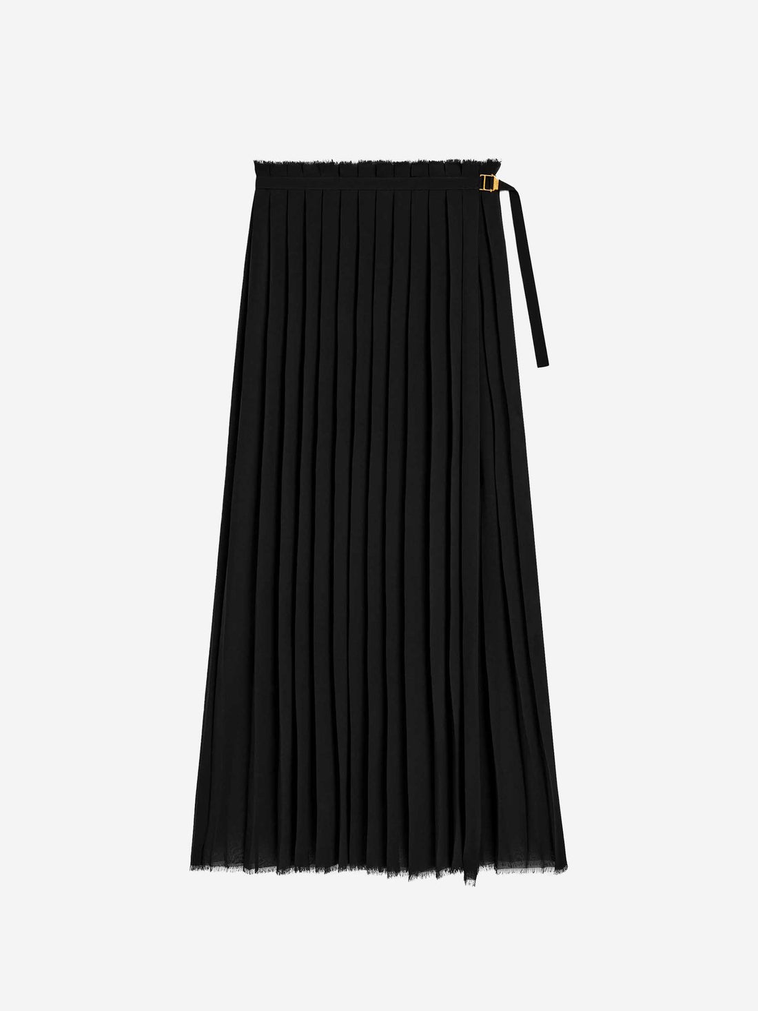 Ami Paris Mujer Barcelona Falda Maxi Plisada color Negro sku 750-001632 01 - Foto 1