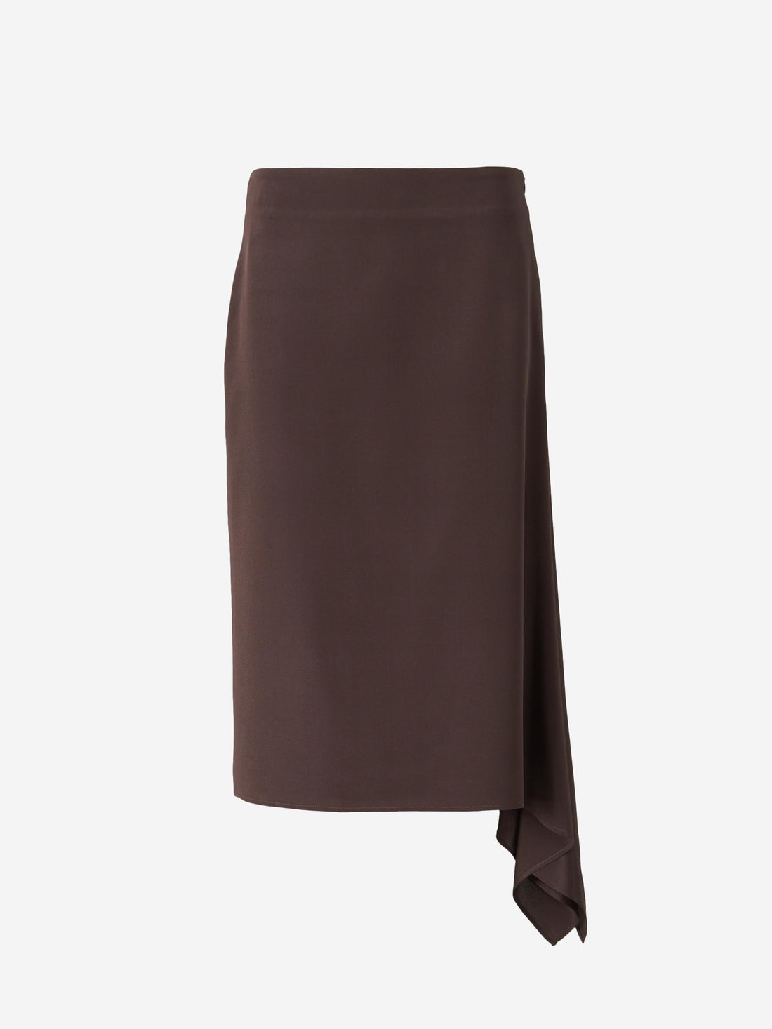Peserico Mujer Barcelona Falda Midi Asimétrica color Marrón Oscuro sku 750-001636 01 - Foto 1