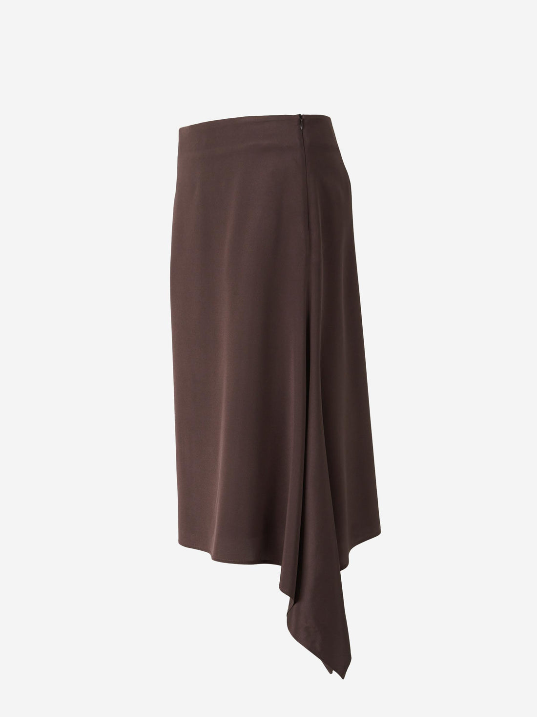 Peserico Mujer Barcelona Falda Midi Asimétrica color Marrón Oscuro sku 750-001636 01 - Foto 2