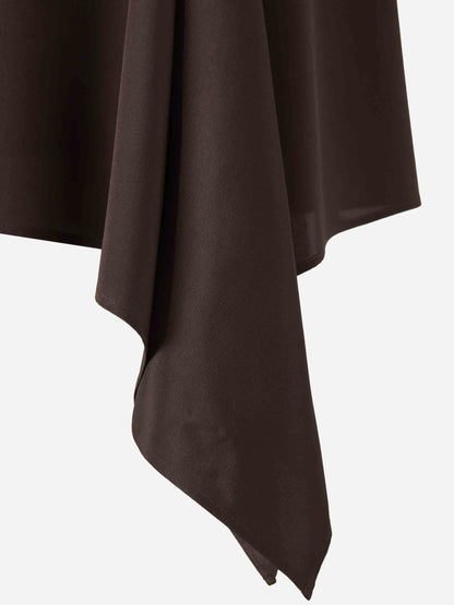 Peserico Mujer Barcelona Falda Midi Asimétrica color Marrón Oscuro sku 750-001636 01 - Foto 4