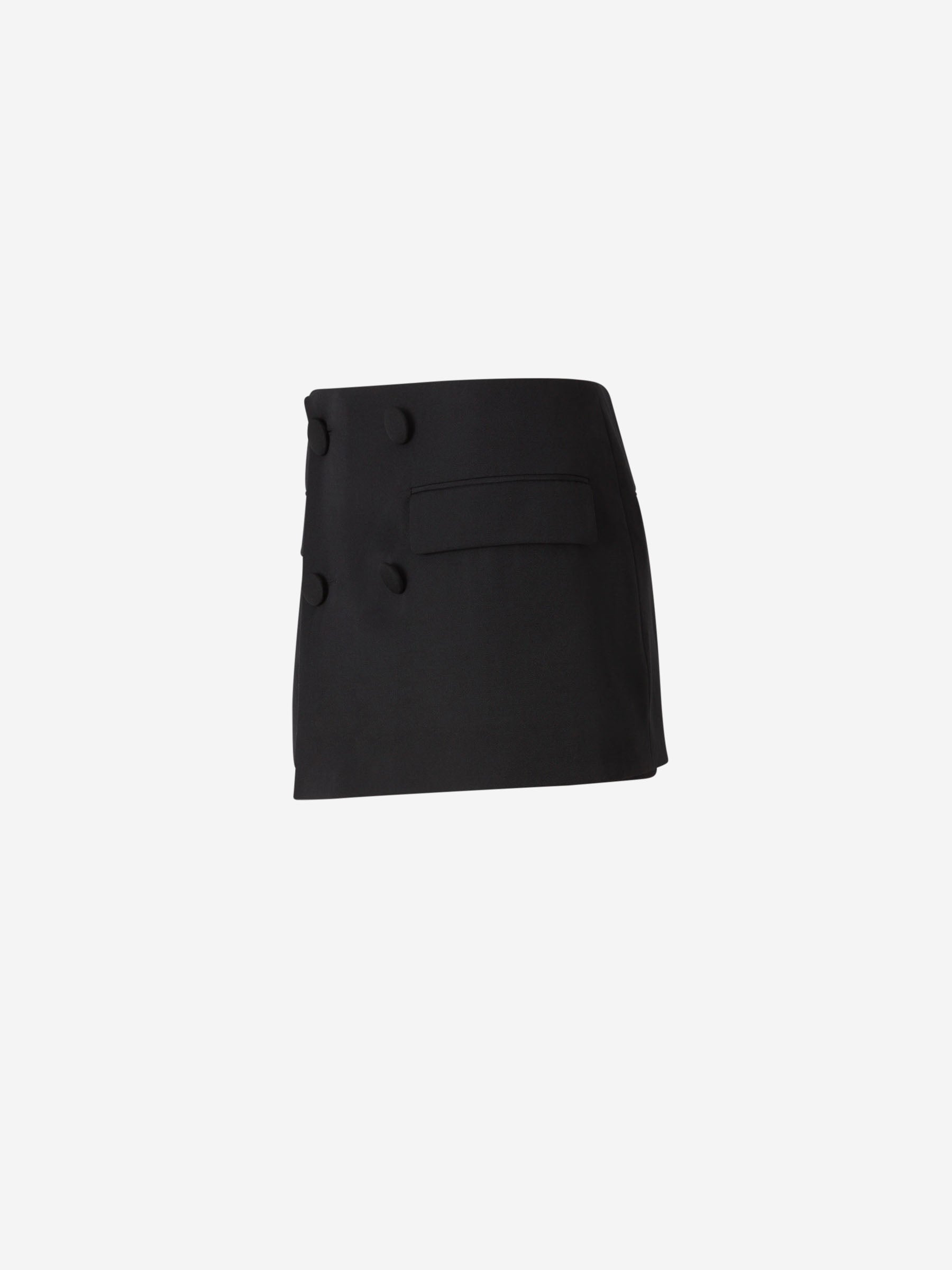 Outlet online Balmain Mujer Falda Mini Pantalón color Negro sku 750-001644 01 - Foto 3