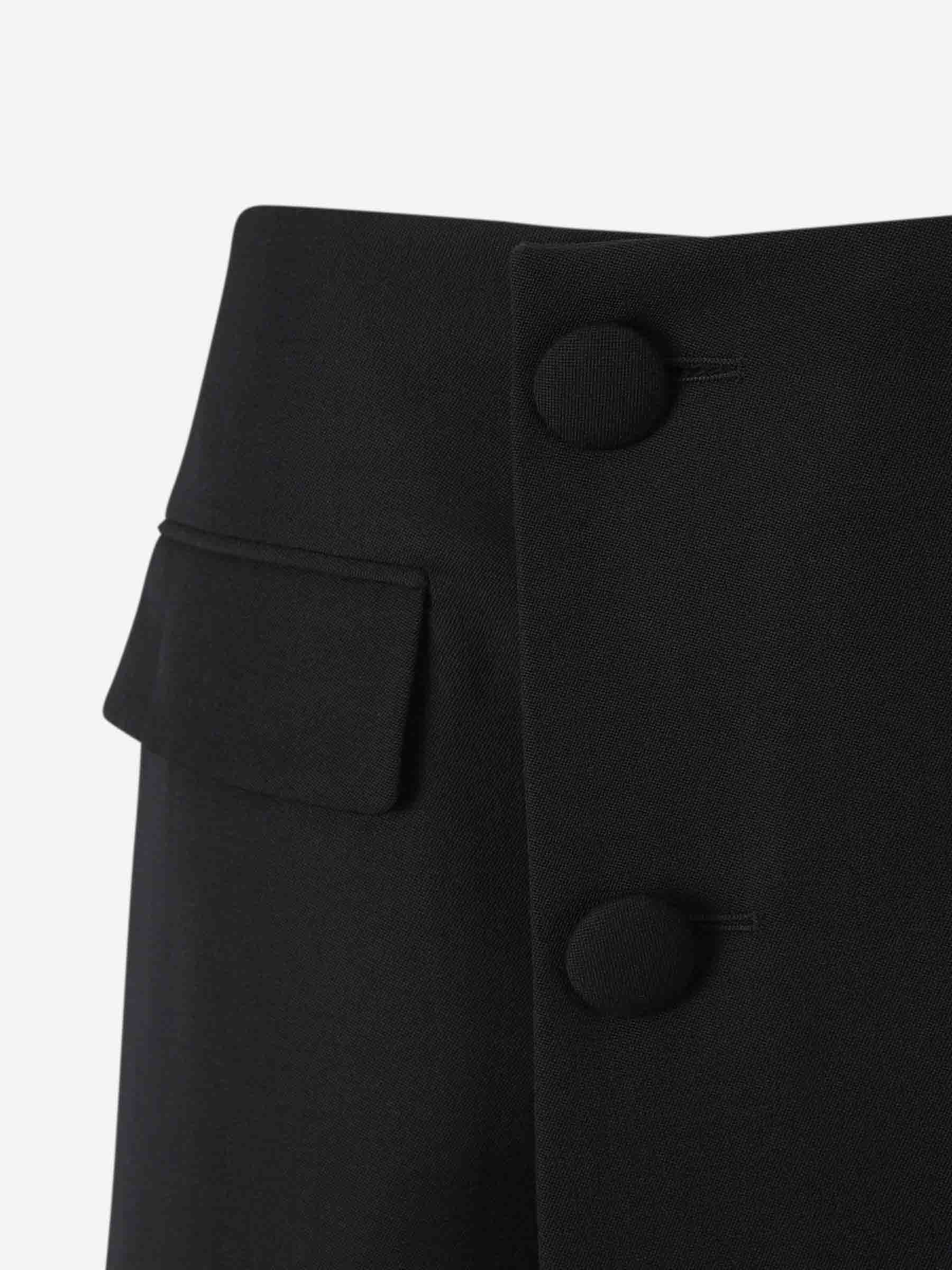 Outlet online Balmain Mujer Falda Mini Pantalón color Negro sku 750-001644 01 - Foto 4