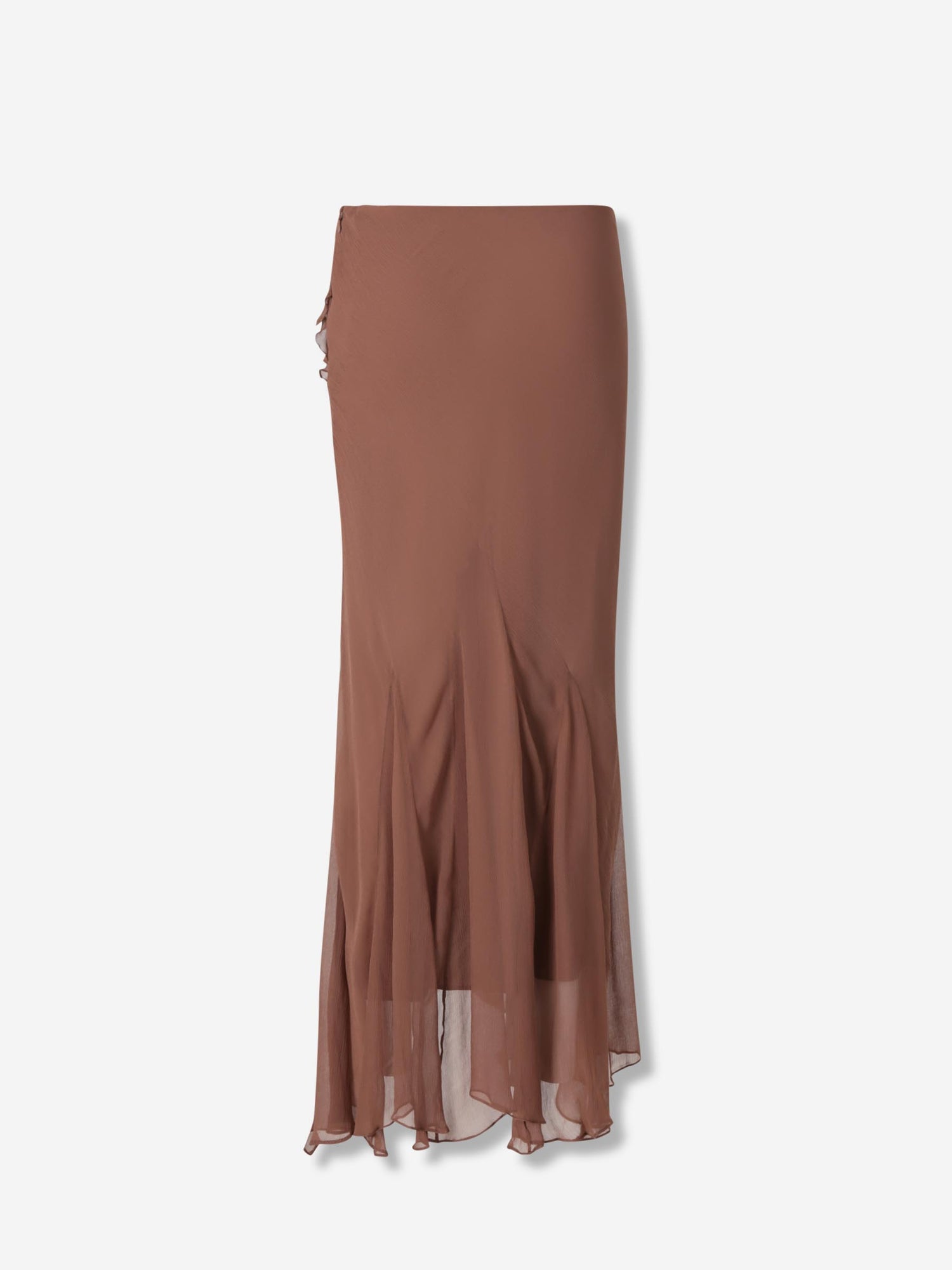 Outlet online Staud Mujer Falda Maxi Volantes color Marrón sku 750-001655 01 - Foto 2