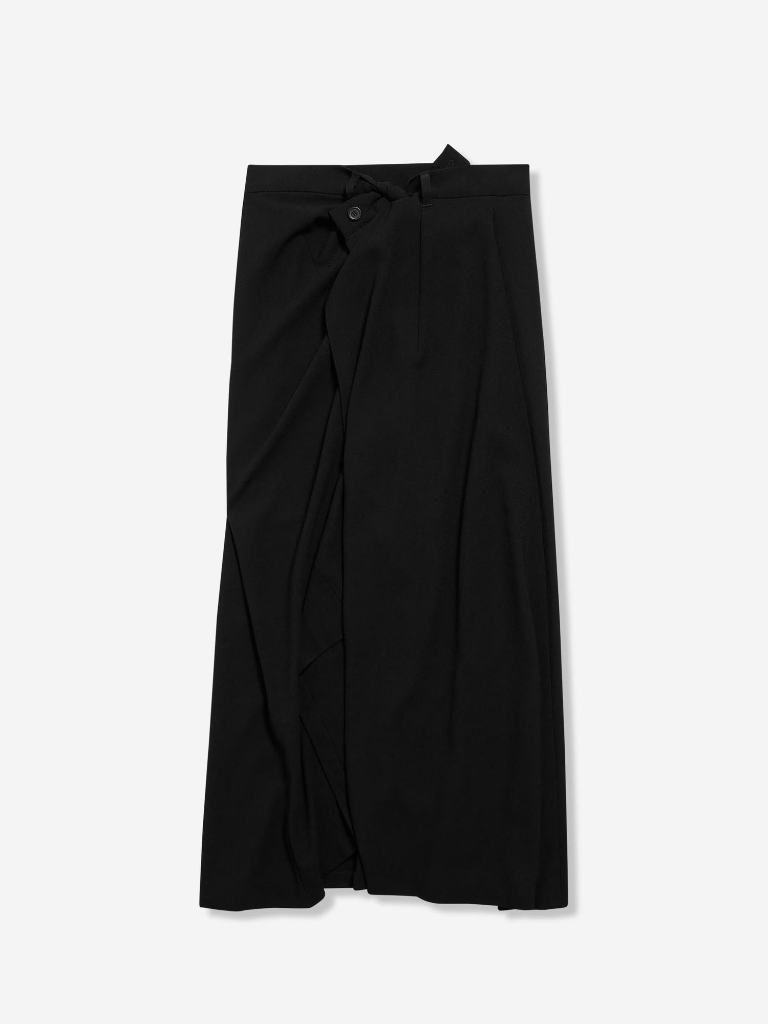 Outlet online Balenciaga Mujer Falda Midi Drapeada color Negro sku 750-001658 01 - Foto 1