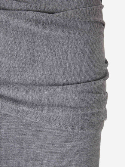 Outlet online Staud Mujer Falda Punto Wilma color Gris sku 750-001704 01 - Foto 4