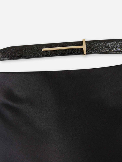 Outlet online Tom Ford Mujer Falda Maxi Seda color Negro sku 750-001714 01 - Foto 3