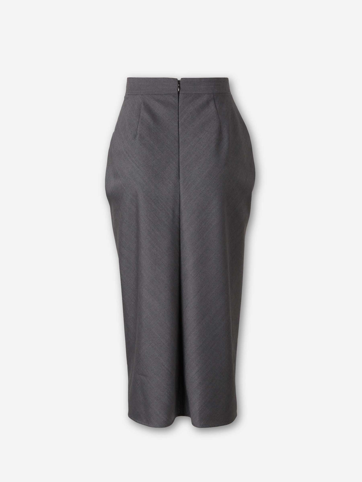 Outlet online Givenchy Mujer Falda Midi Drapeada color Gris sku 750-001727 01 - Foto 3