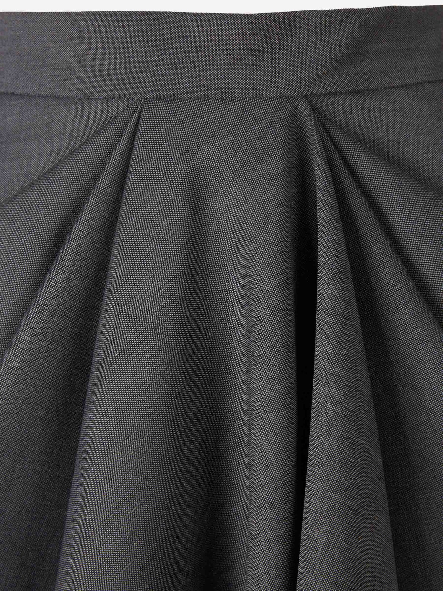 Outlet online Givenchy Mujer Falda Midi Drapeada color Gris sku 750-001727 01 - Foto 4