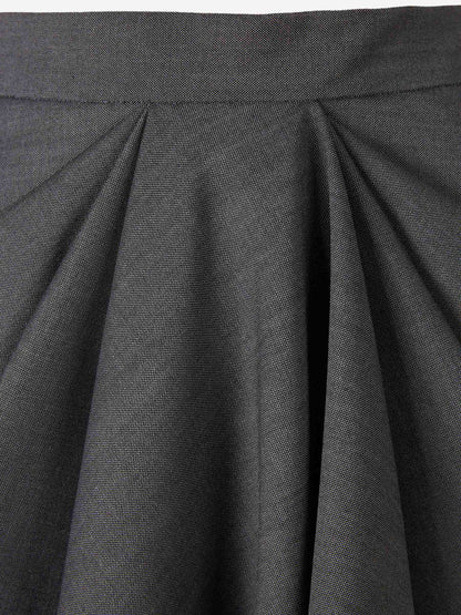 Outlet online Givenchy Mujer Falda Midi Drapeada color Gris sku 750-001727 01 - Foto 4