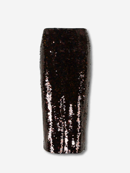 Outlet online Staud Mujer Falda Midi Ciara color Marrón Oscuro sku 750-001740 01 - Foto 1