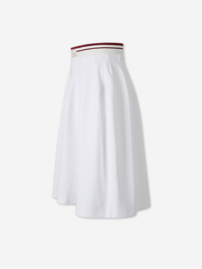 Outlet online Marni Mujer Falda Midi Logo color Blanco sku 750-001757 02 - Foto 2
