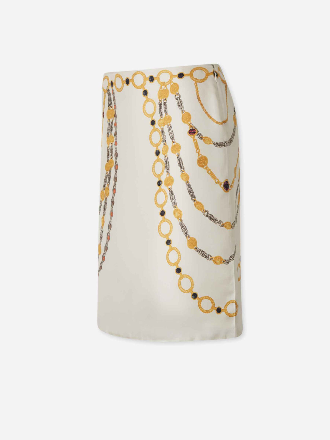 Outlet online Versace Mujer Falda Tubo Estampada color Marfil sku 750-001762 01 - Foto 2