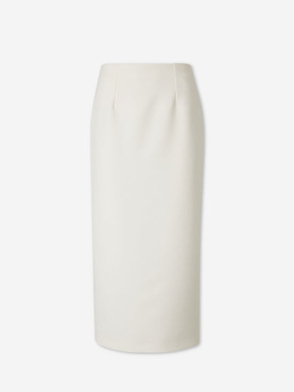 Roland Mouret Mujer Barcelona Falda Lápiz Midi color Marfil sku 750-001766 01 - Foto 1