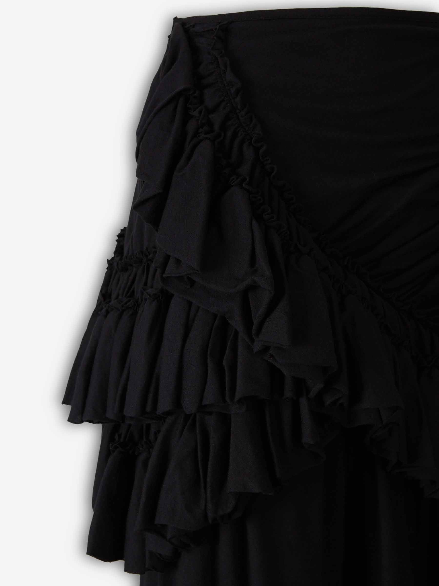 Dries Van Noten Mujer Barcelona Falda Midi Humairah color Negro sku 750-001775 01 - Foto 3