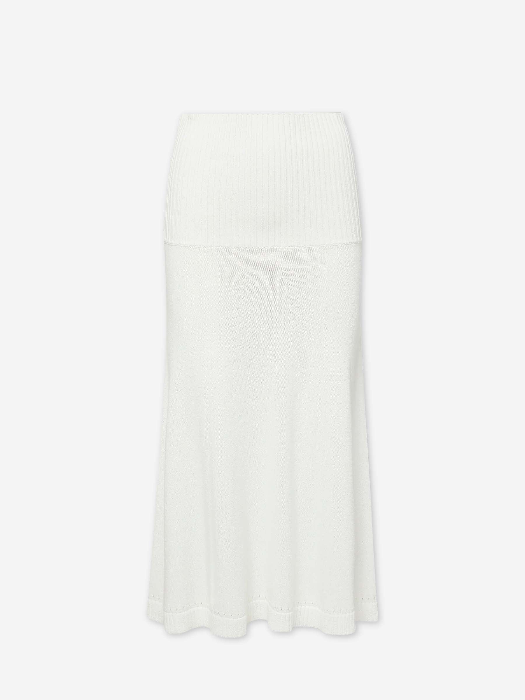 Outlet online Veronica Beard Mujer Falda Punto Cazian color Blanco sku 750-001780 01 - Foto 1