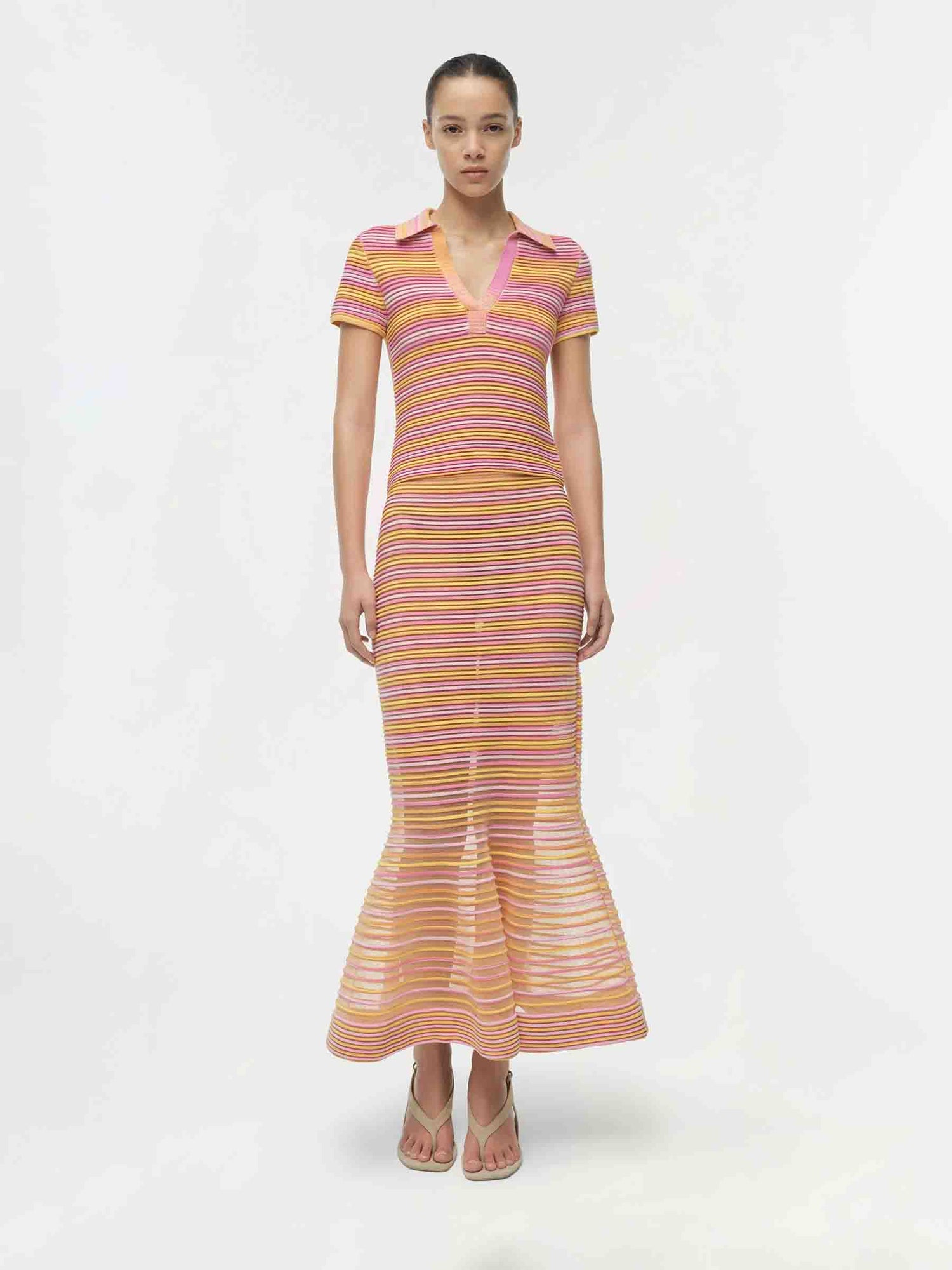 Outlet online Simkhai Mujer Falda Midi Sullivan color Multicolor sku 750-001792 01 - Foto 2