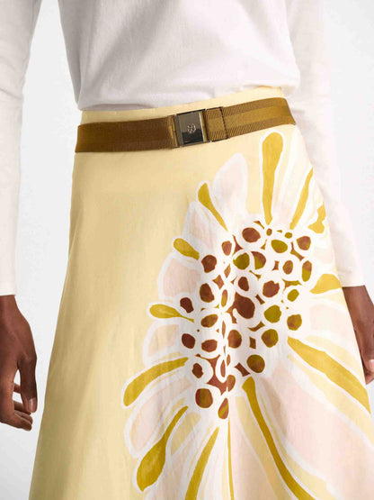 Dorothee Schumacher Mujer Barcelona Falda Midi Fluida color Amarillo sku 750-001796 01 - Foto 4