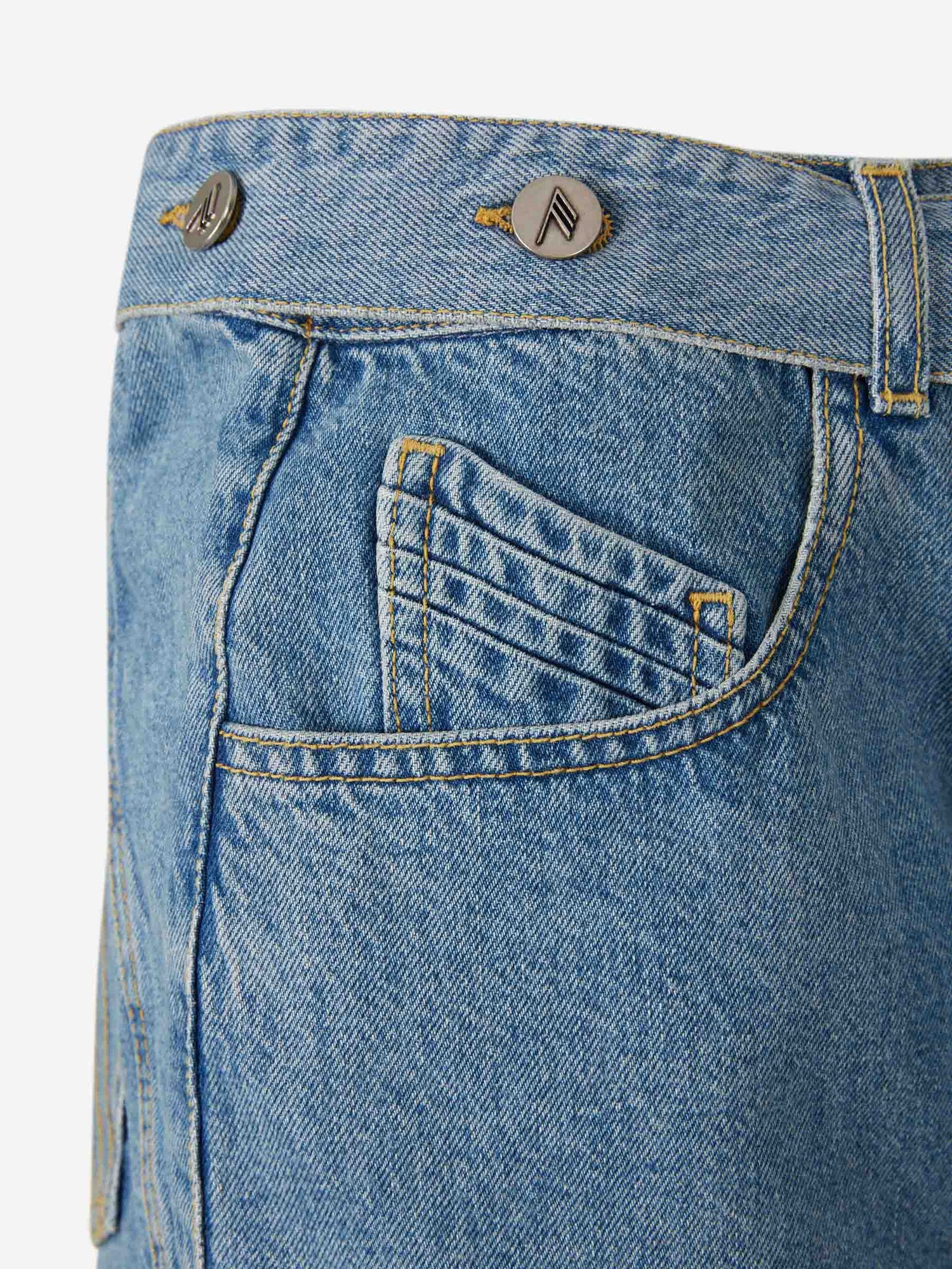 The Attico Mujer Barcelona Falda Mini Denim color Azul Denim sku 750-001799 01 - Foto 4