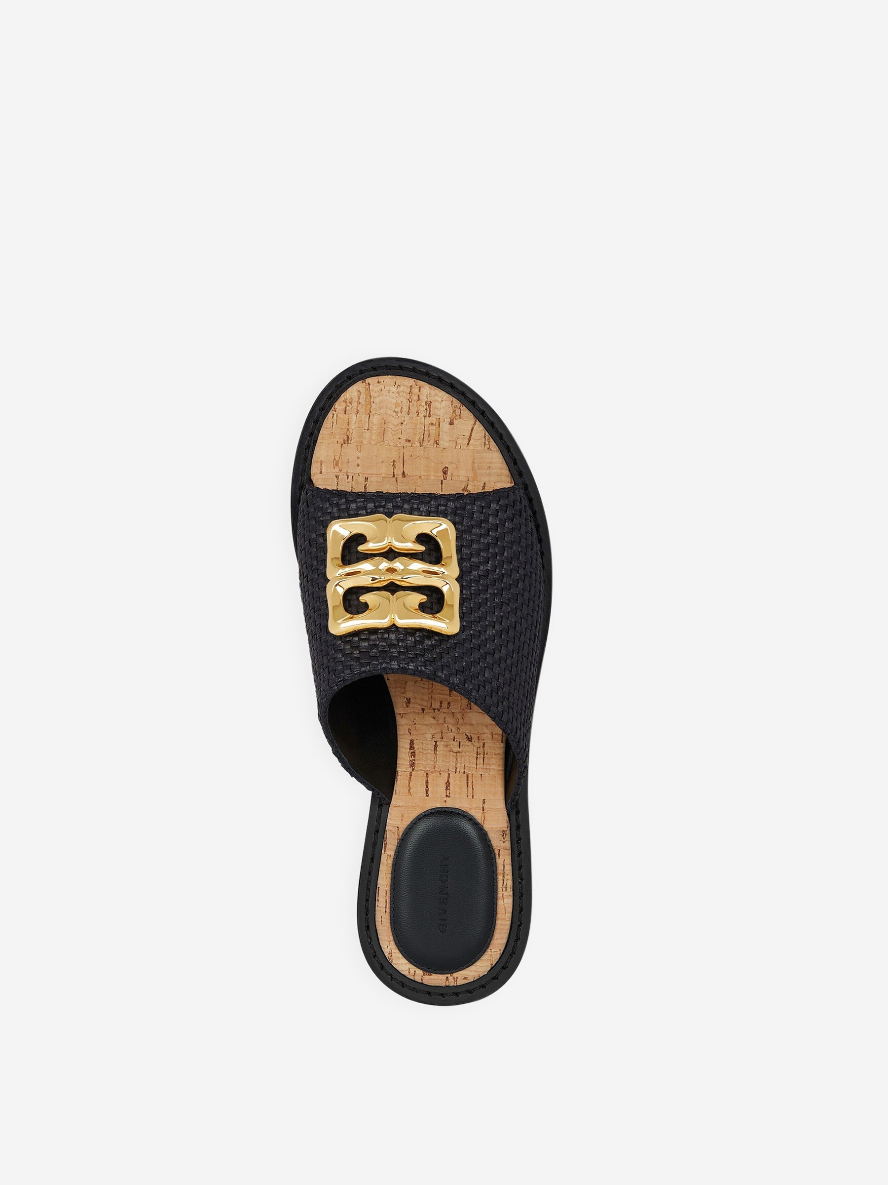 Outlet online Givenchy Mujer Sandalias Mule 4G Liquid color Negro sku 800-005337 01 - Foto 3