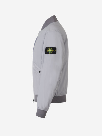 Outlet online Stone Island Hombre Chaqueta Técnica Bomber color Gris Claro sku 512-002220 02 - Foto 2